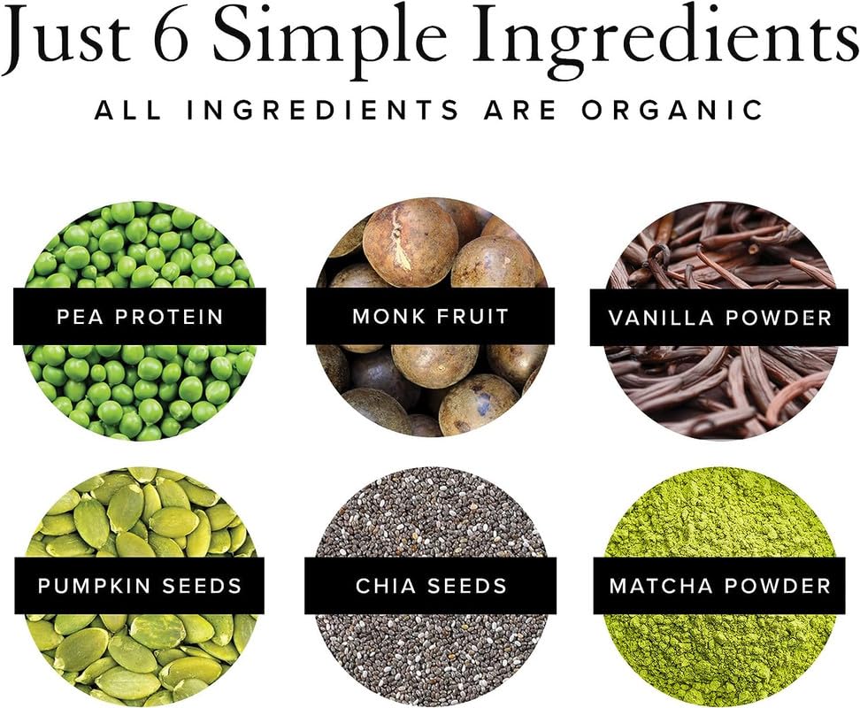 Truvani Organic Vegan Protein Powder Matcha - 20g of Plant Based, Organic Protein Truvani buy supplements canada