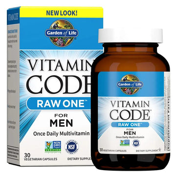Garden of Life Vitamin Code Raw One for Men, Once Daily Multivitamin, 30 Capsules, One a Day Mens Vitamins Plus Fruit, Veggies & Probiotics Garden of Life buy supplements canada