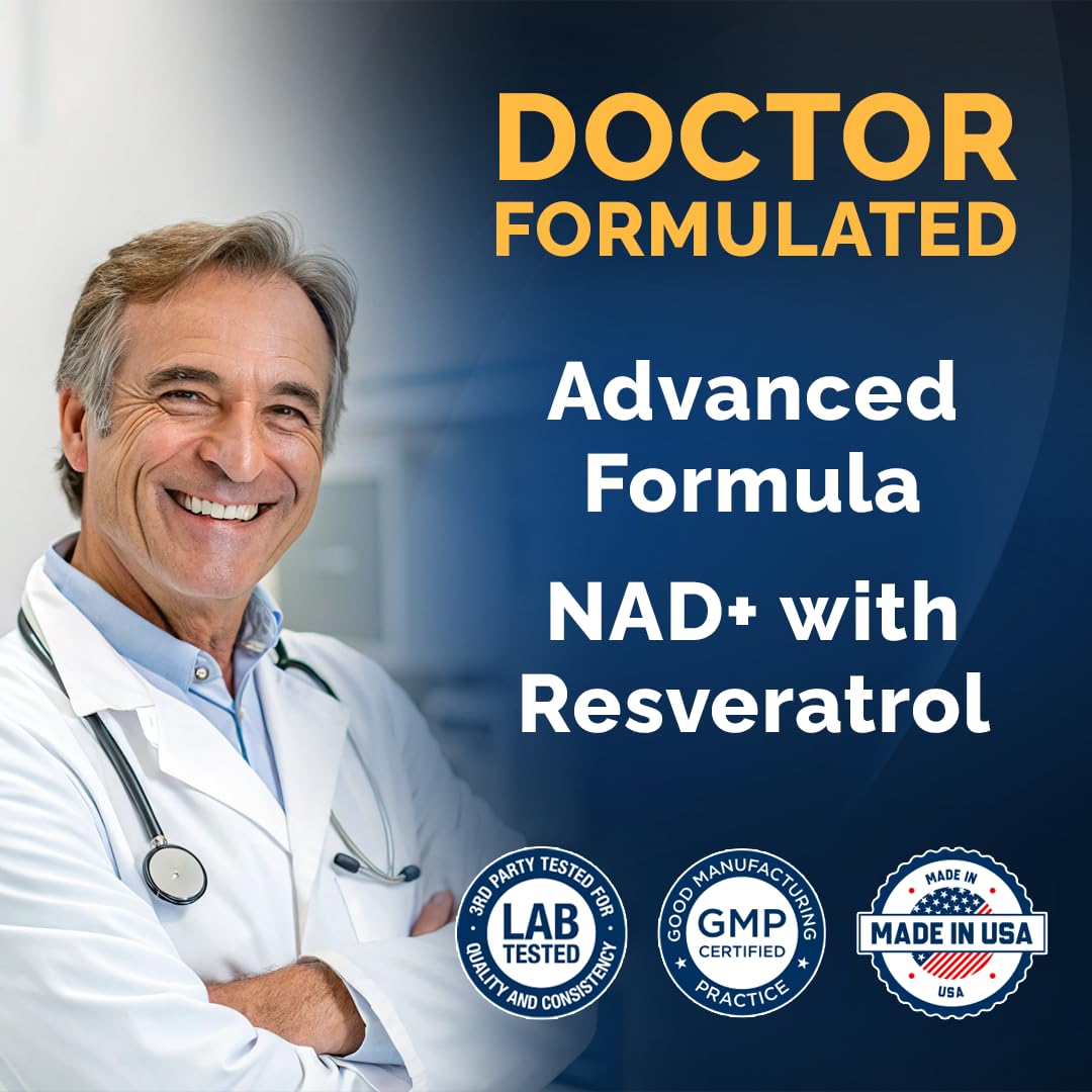 MOM NUTRIX Liposomal NAD Supplement with Resveratrol - High Purity NAD Plus 2000 mg, 120 Capsules, Made in The USA - NMN Alternative MOM NUTRIX buy supplements canada