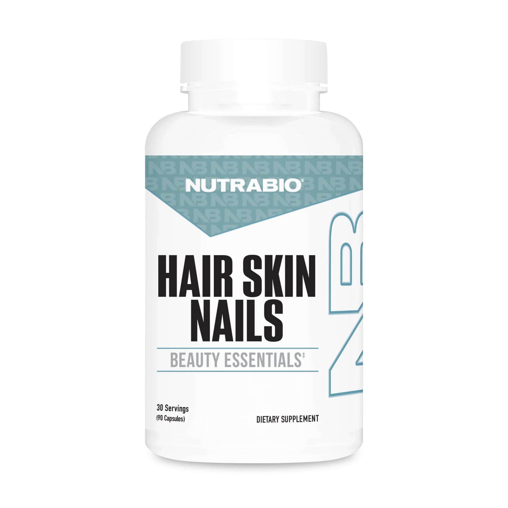 NutraBio Hair Skin Nails Vitamins | Enhanced Collagen Support | Skin Hydration | Hair Growth Vitamins for Women with Biotin, Keratin, Hyaluronic Acid & More - 90 Capsules NutraBio buy supplements canada
