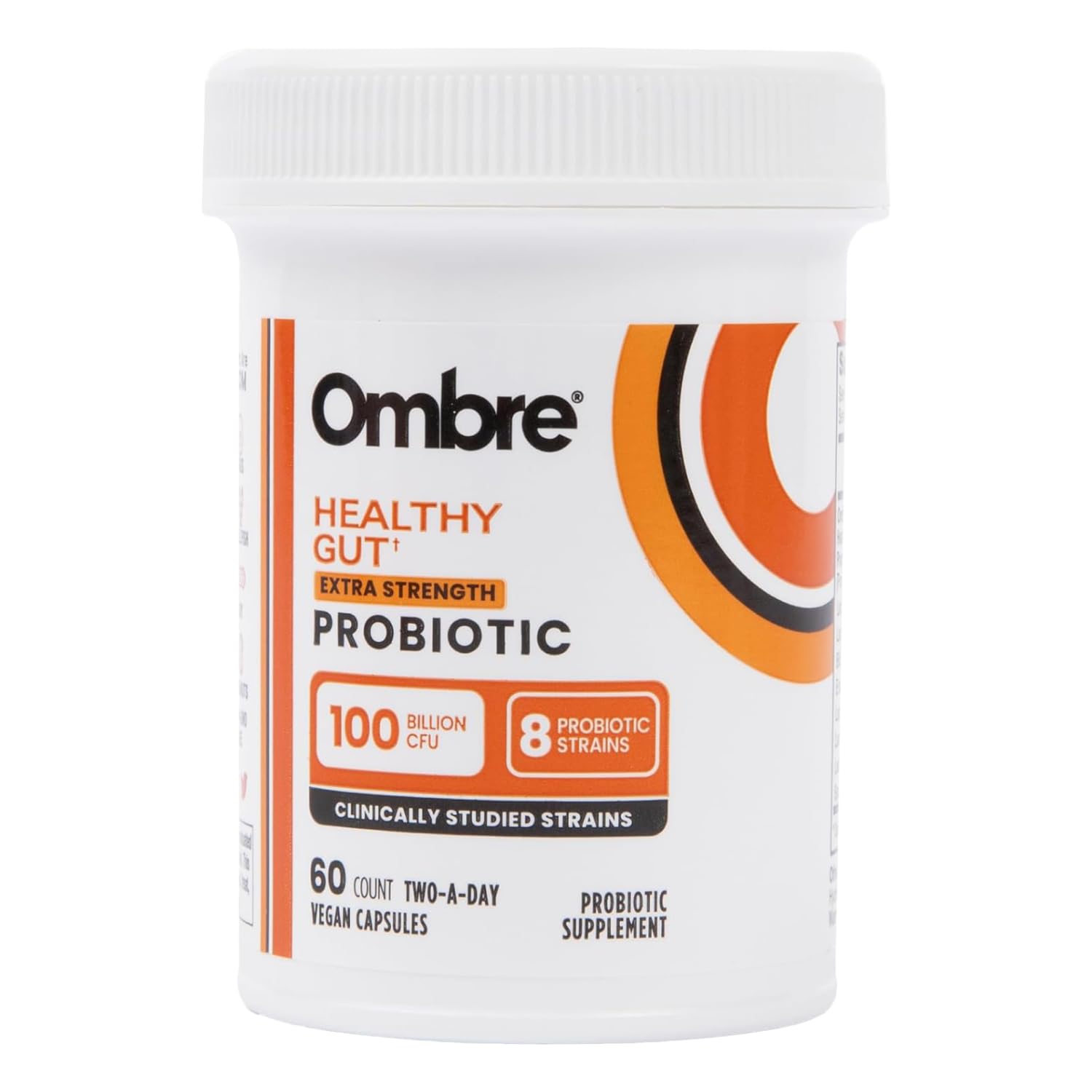 Ombre Healthy Gut Probiotics for Digestive Health 100 Billion CFU - Prebiotics and Probiotics for Women & Men with Lactobacillus Acidophilus & Digestive Enzymes, Gut Health Support, Vegan, 30 Servings Ombre buy supplements canada