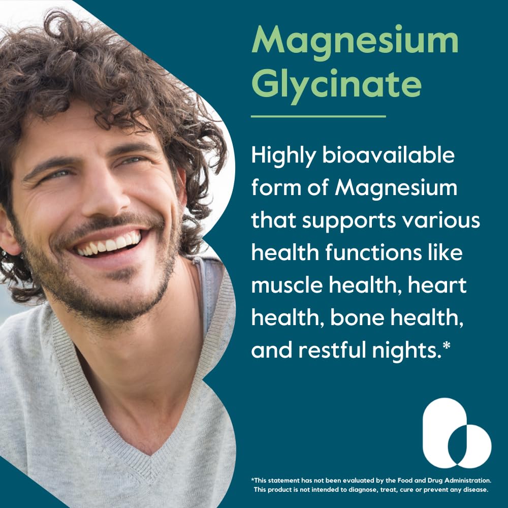 BESTVITE Filler-Free Magnesium Glycinate - 400mg of Magnesium per Serving (240 Veg Caps)- Chelated Bisglycinate for Muscle, Relaxation, Stress & Sleep Support* - For Men & Women - No Stearates - Vegan BESTVITE buy supplements canada