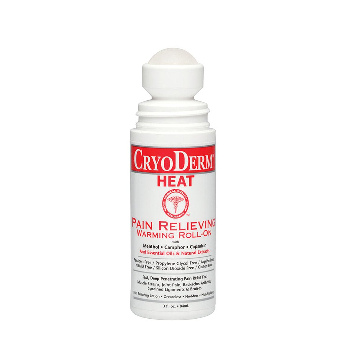 Cryoderm Heat Roll-On 3 oz. CryoDerm buy supplements canada