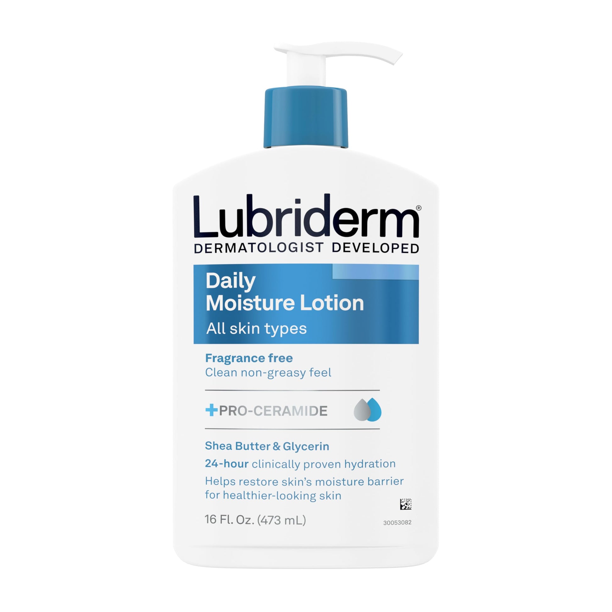 Lubriderm Fragrance Free Daily Moisture Lotion + Pro-Ceramide, Shea Butter & Glycerin, Face, Hand & Body Lotion for Sensitive Skin Lubriderm buy supplements canada