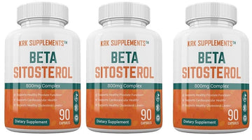 KRK SUPPLEMENTS Bundle Combo for 3 Total Bottles of Beta Sitosterol 800mg KRK SUPPLEMENTS buy supplements canada