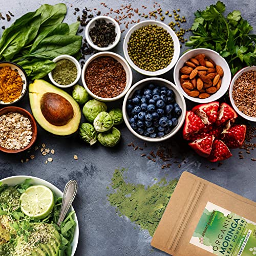 1KG Moringa Superleaf Powder Oleifera 100% Organic Raw Premium Quality Non-GMO Spring Blossom buy supplements canada