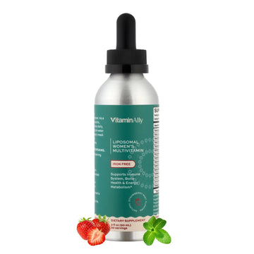 Vitaminally Liposomal Women's Liquid multivitamin Iron Free Drops| Sugar Free | Non-GMO | Gluten Free | Supports Immune System, Bone Health and Energy Metabolism Vitaminally buy supplements canada