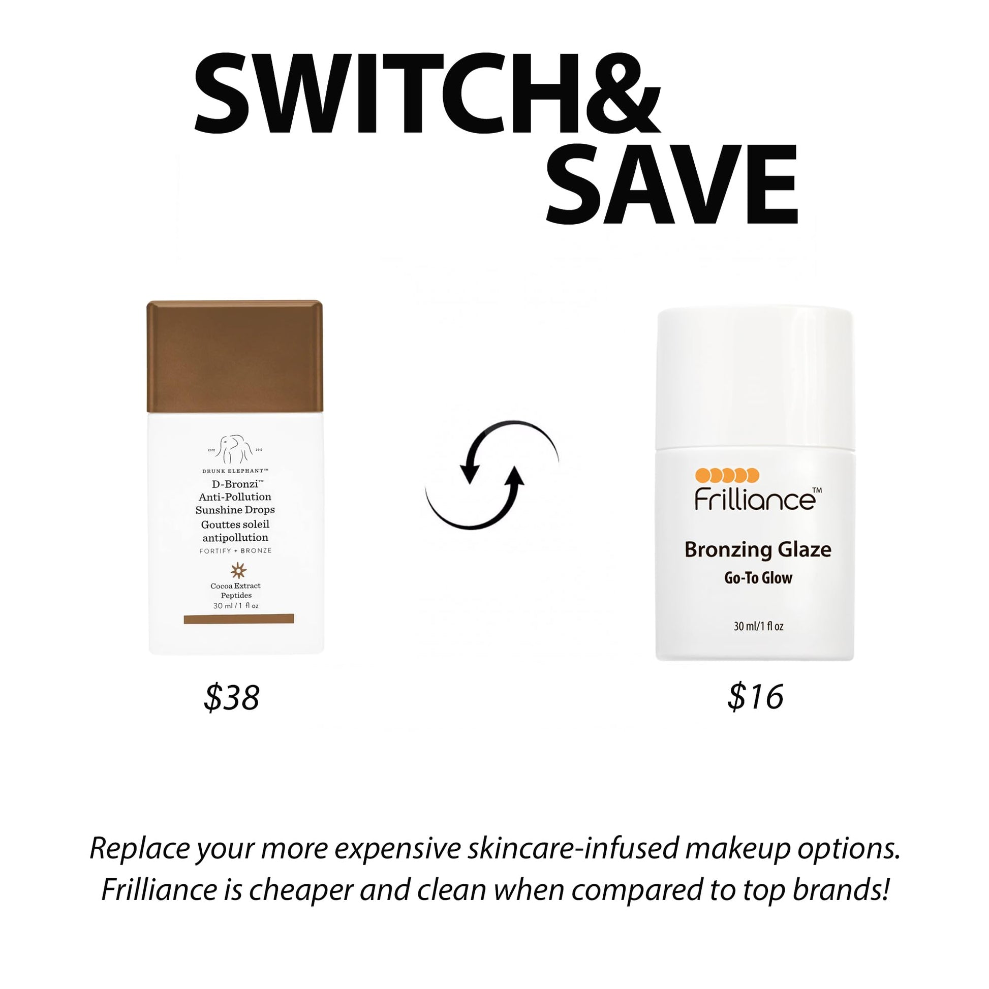 Frilliance Hydrating Go-To Glow, Bronzing Glaze Drops, Cruelty-Free Hypoallergenic for Teens of All Skin Types, 30 ml / 1 fl oz Frilliance buy supplements canada