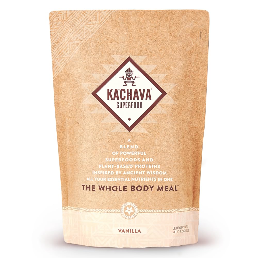 Ka’Chava All-In-One Nutrition Shake Blend, Vanilla, 85+ Superfoods, Nutrients & Plant Ka'Chava buy supplements canada