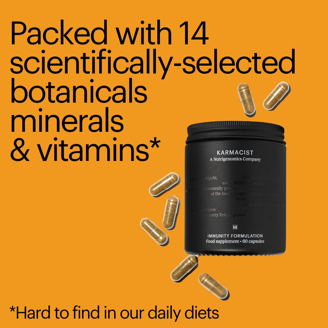 Immunity System Booster Supplement Promoting Natural Defence with Reishi & Amla Karmacist buy supplements canada