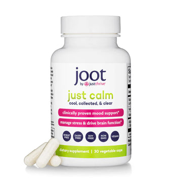 Just Thrive - Just Calm - Cortisol Manager - Calming, Memory, and Mood Support Supplement - Vegan, 30 Calm Capsules Just Thrive buy supplements canada