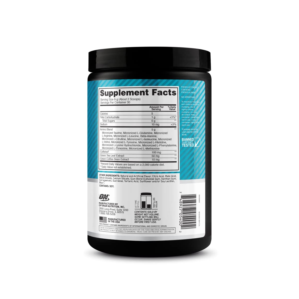 Optimum Nutrition Amino Energy - Pre Workout with Green Tea, BCAA, Amino Acids Optimum Nutrition buy supplements canada