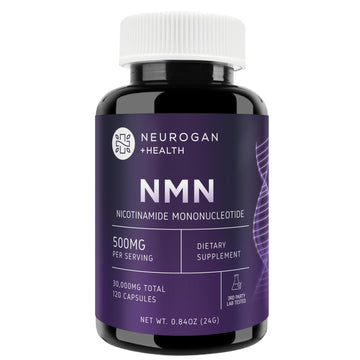 Neurogan Beta NMN (β-NMN) Supplement 500 mg per Serving, High Purity – NAD+ Precursor for Cellular Energy & Vitality – 120 Capsules (2-Month Supply) – Made in USA Neurogan buy supplements canada