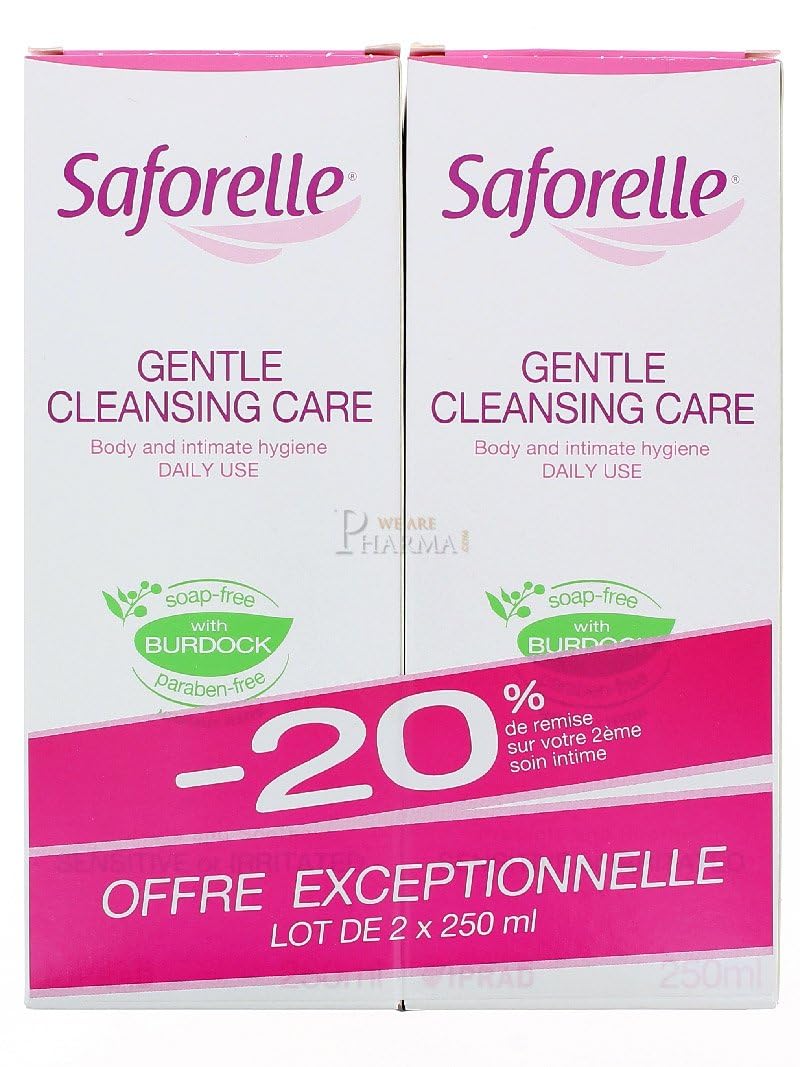 Saforelle Gentle Cleansing Care 2X250ml Saforelle buy supplements canada