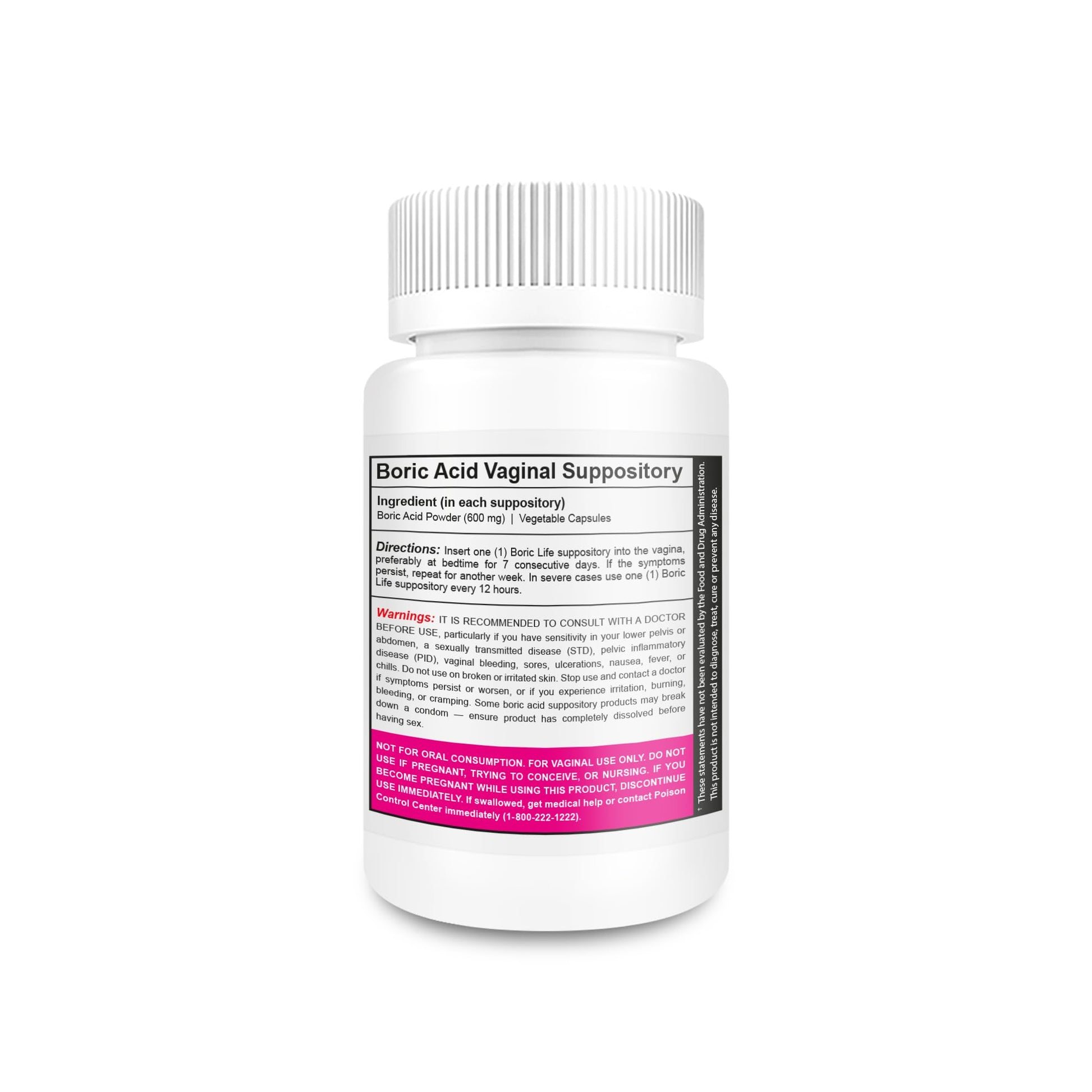 NutraBlast Boric Acid Suppositories - 100% Pure Made in USA - Boric Life Intimate Health Support (14 Count) NutraBlast buy supplements canada