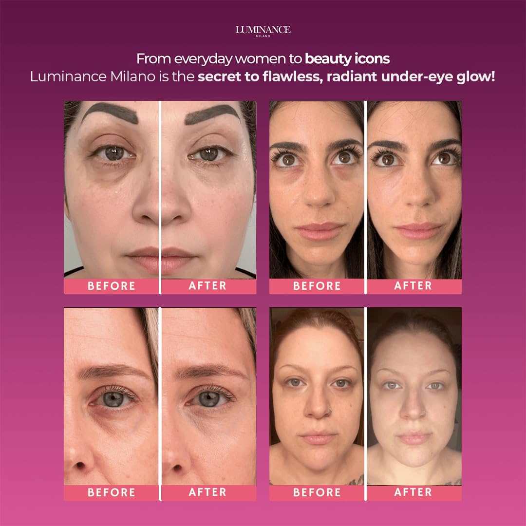 Original Luminance Milano Under Eye Brightener Pink – Lightweight Pink Under Eye Corrector for Dark Circles and Fine Lines – Vegan Concealer Brightener for Tired Eyes – Natural Radiant Finish Luminance Milano buy supplements canada