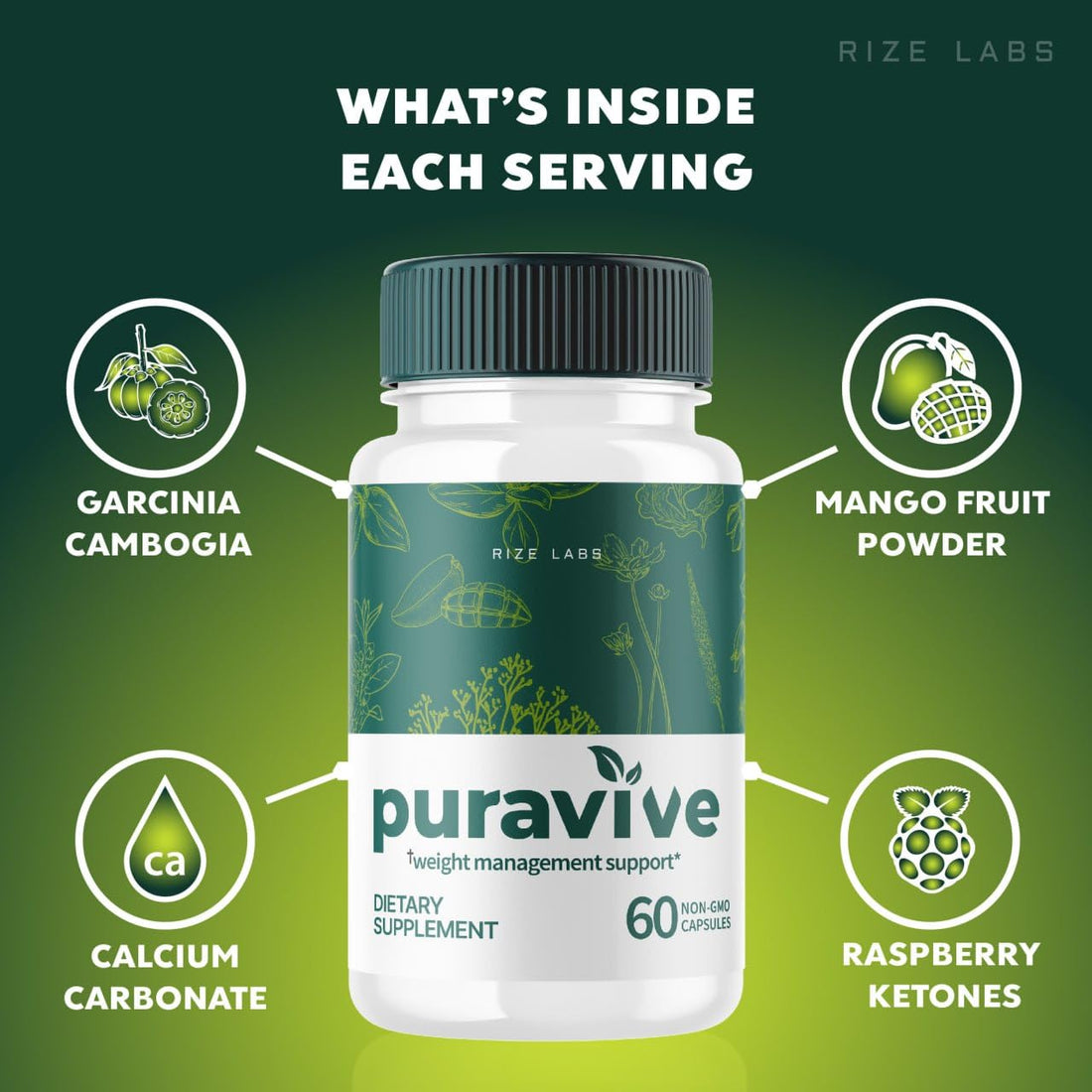 (5 Pack) Puravive Weight Health Pills, Puravive Exotic Rice Capsules Reviews, Purevive Weight rize labs buy supplements canada