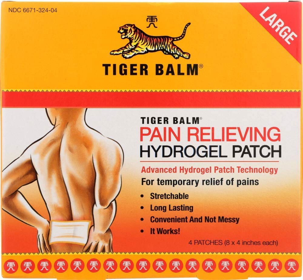 Tiger Balm Pain Relieving Patch Large , 4 Count Tiger Balm buy supplements canada