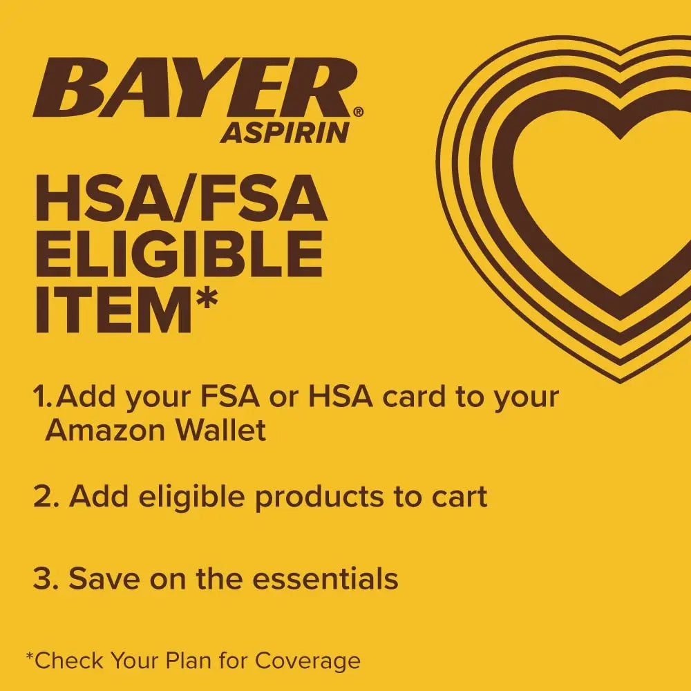 Bayer Aspirin Safety Coated 325 mg Caplets 100 Caplets, Pack of 2 Bayer buy supplements canada