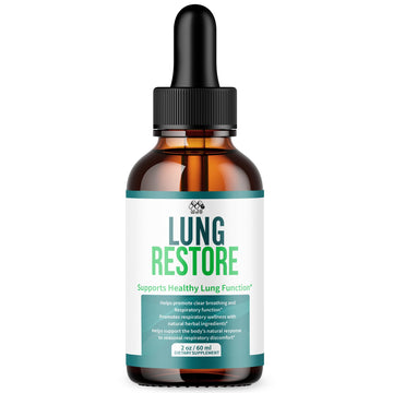 Lung Restore Drops, Official LungRestore Liquid Supplement Drops with All Natural Ingredients, Lung Restore Advanced Lungs Wellness Support Formula with Premium Vitamins for Women & Men (30 Servings) MJO buy supplements canada