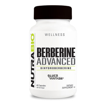 NutraBio Berberine Advanced Supplement (Dihydroberberine), 200 mg - Provides Advanced Absorption Carbohydrate Tolerance Support, 60 Caps NutraBio buy supplements canada