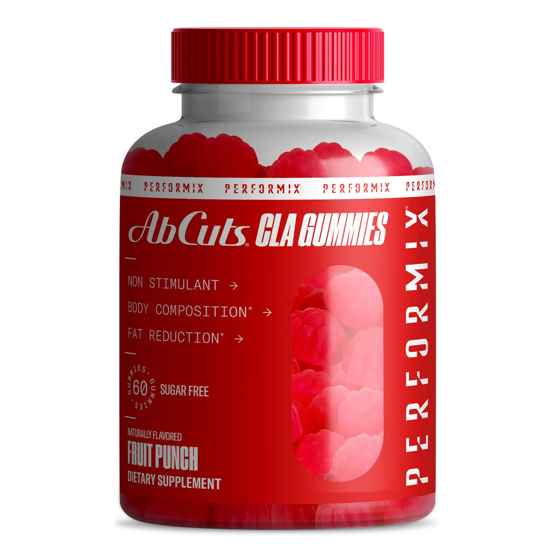 PERFORMIX AbCuts CLA Gummies - 60 Gummies, Fruit Punch - Non-Stimulant PERFORMIX buy supplements canada