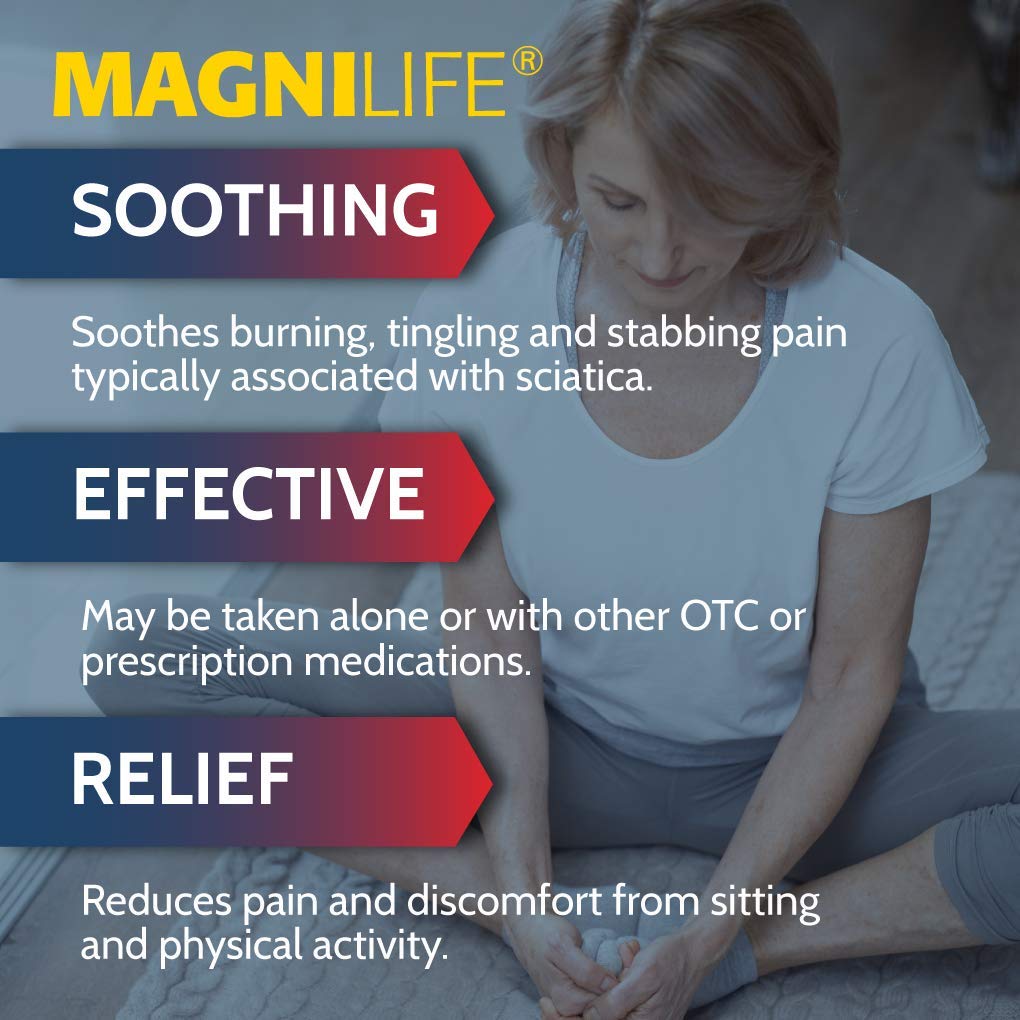 MagniLife Leg & Back Pain Relief Tablets,125 Ct, Fast-Acting Pain Relief Naturally Soothes Burning, Tingling & Stabbing Aches, Symptomatic or Preventative, Non-Habit Forming Quick-Dissolve Tablets MagniLife buy supplements canada