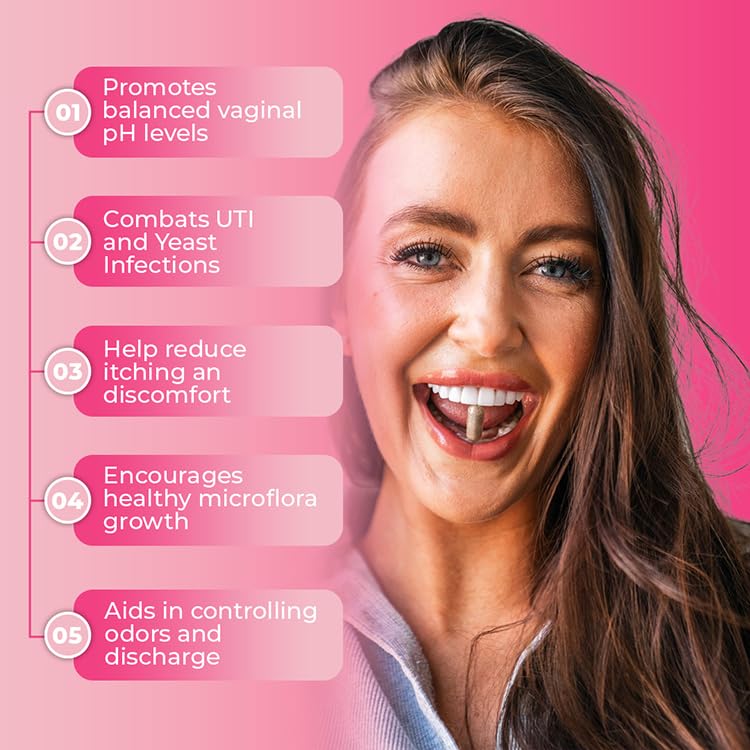 365 HER Biolicious Natural Vaginal Care Supplement (60 Capsules) | Neutralizes Odor and Reduces Discharge 365 HER buy supplements canada