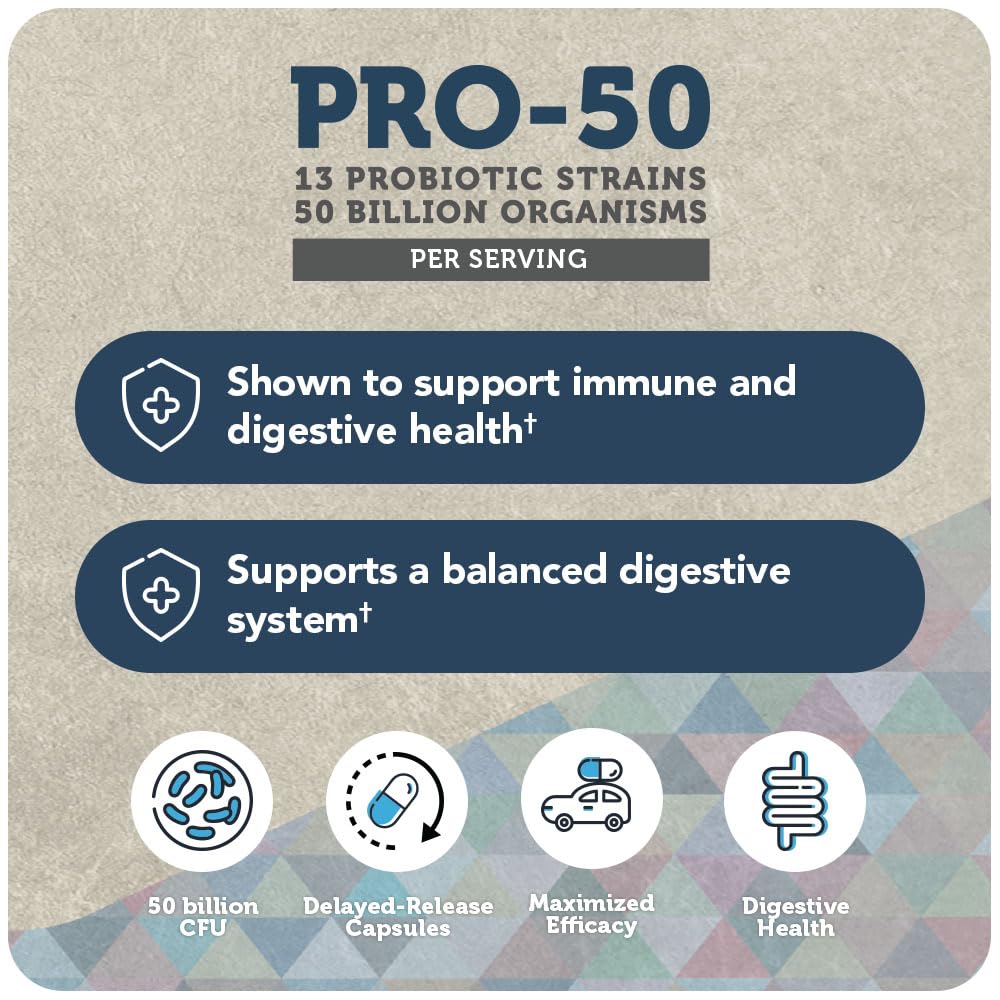 Vitamin Bounty Pro-50 Probiotics - 13 Probiotic Strains, Gut Health, Digestive Health Vitamin Bounty buy supplements canada