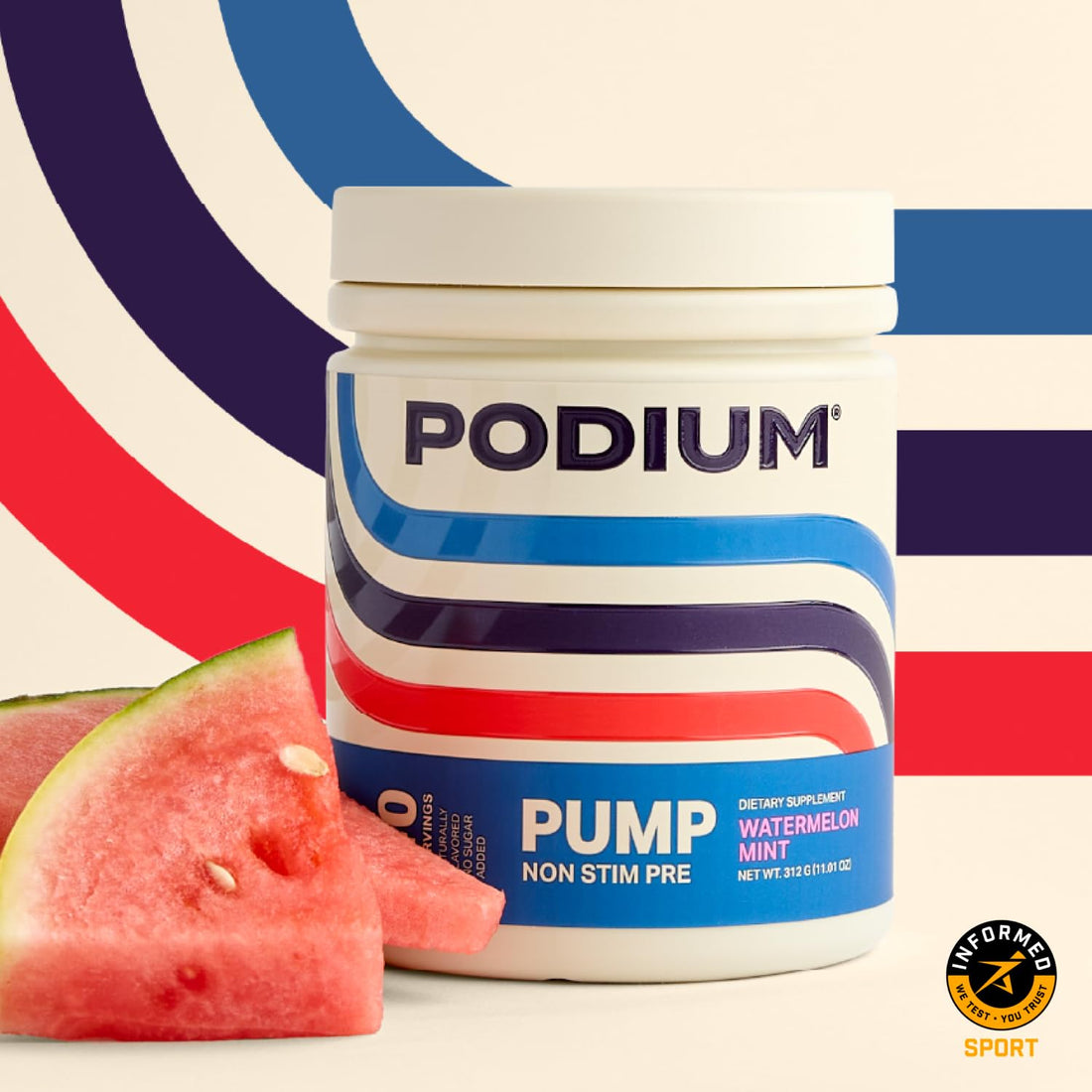 Podium Nutriton, Pump, Stimulant Free Pre-Workout, 40 Servings (Watermelon Mint) Podium Nutrition buy supplements canada