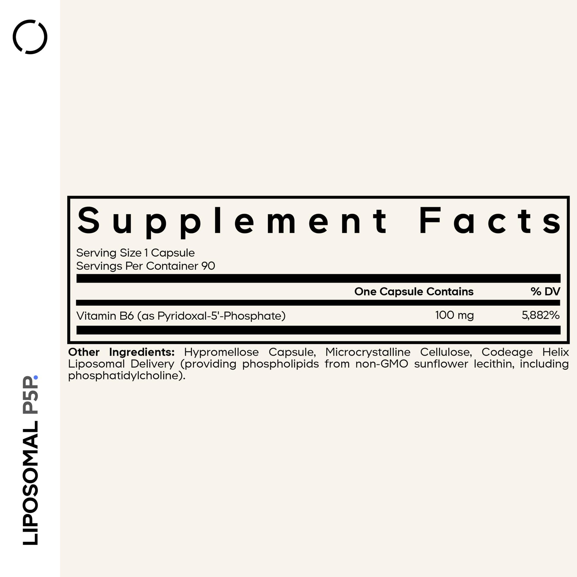 Codeage Liposomal P5P Supplement – Vitamin B6 as Pyridoxal-5'– Phosphate – Liposomal Delivery – Active B6 Form – 3-Month Supply – 1 Capsule Daily – Non-GMO – 90 Capsules Codeage buy supplements canada