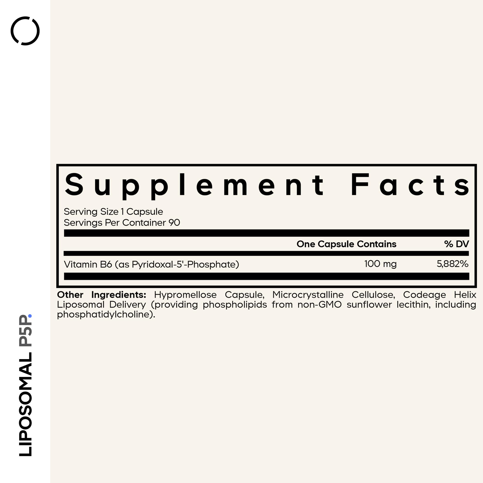 Codeage Liposomal P5P Supplement – Vitamin B6 as Pyridoxal-5'– Phosphate – Liposomal Delivery – Active B6 Form – 3-Month Supply – 1 Capsule Daily – Non-GMO – 90 Capsules Codeage buy supplements canada