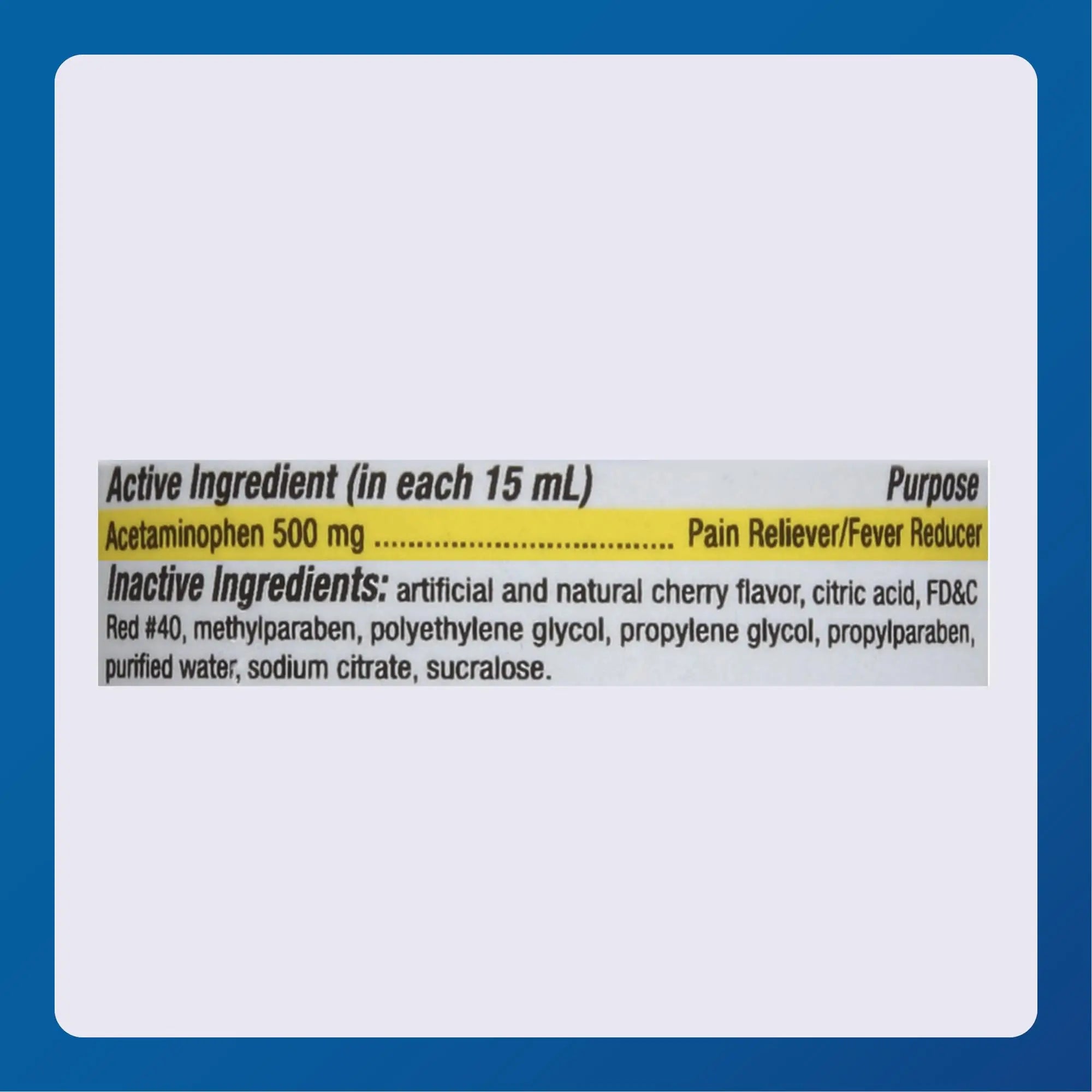 MAJOR Adult Extra Strength Liquid Acetaminophen 500mg - Helps Relieve Pain and Reduce Fevers - Aspirin Free - Cherry Flavor - 8 Fl Oz (2 Pack) MAJOR buy supplements canada