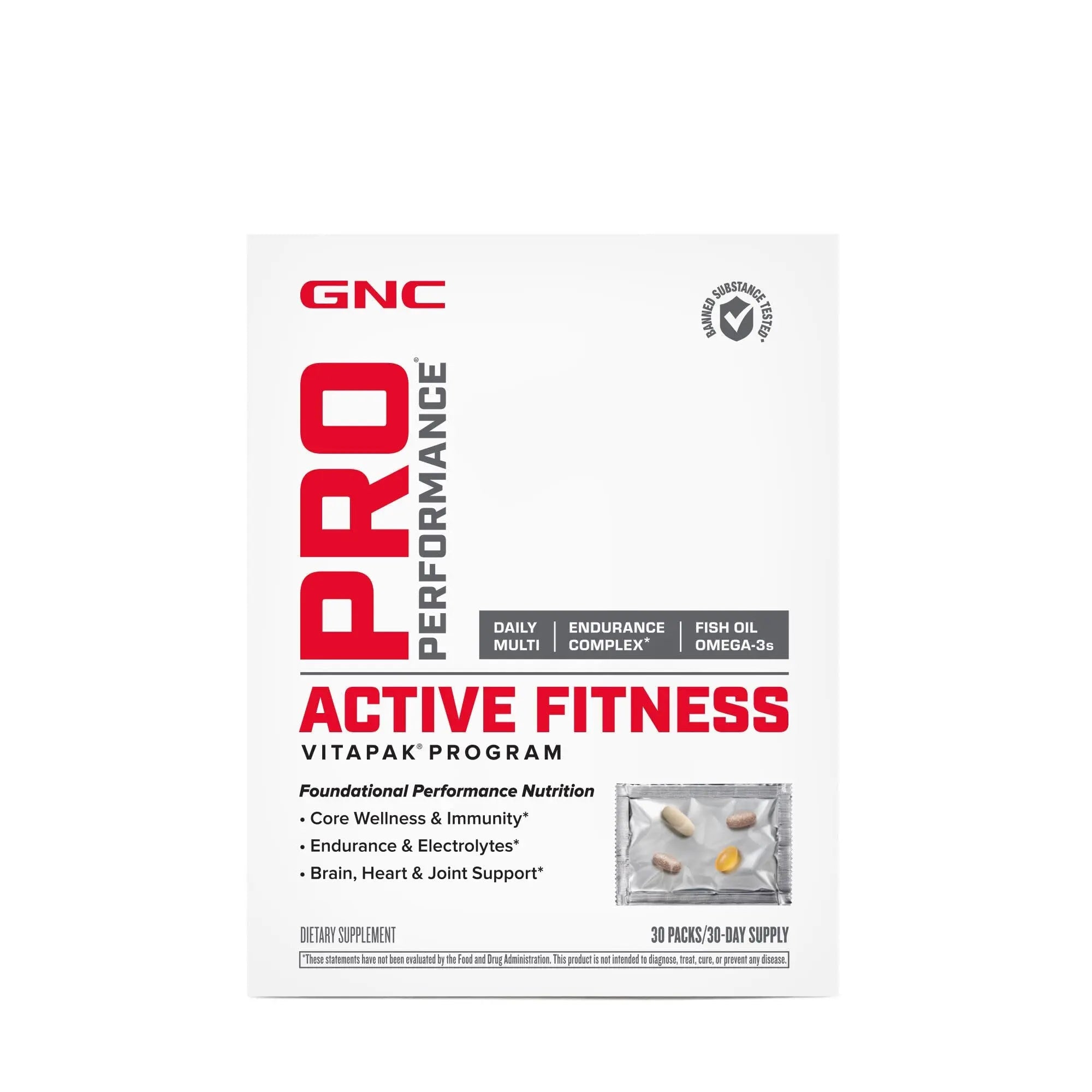 GNC Pro Performance Active Fitness Vitapak Program | 30 Servings GNC buy supplements canada