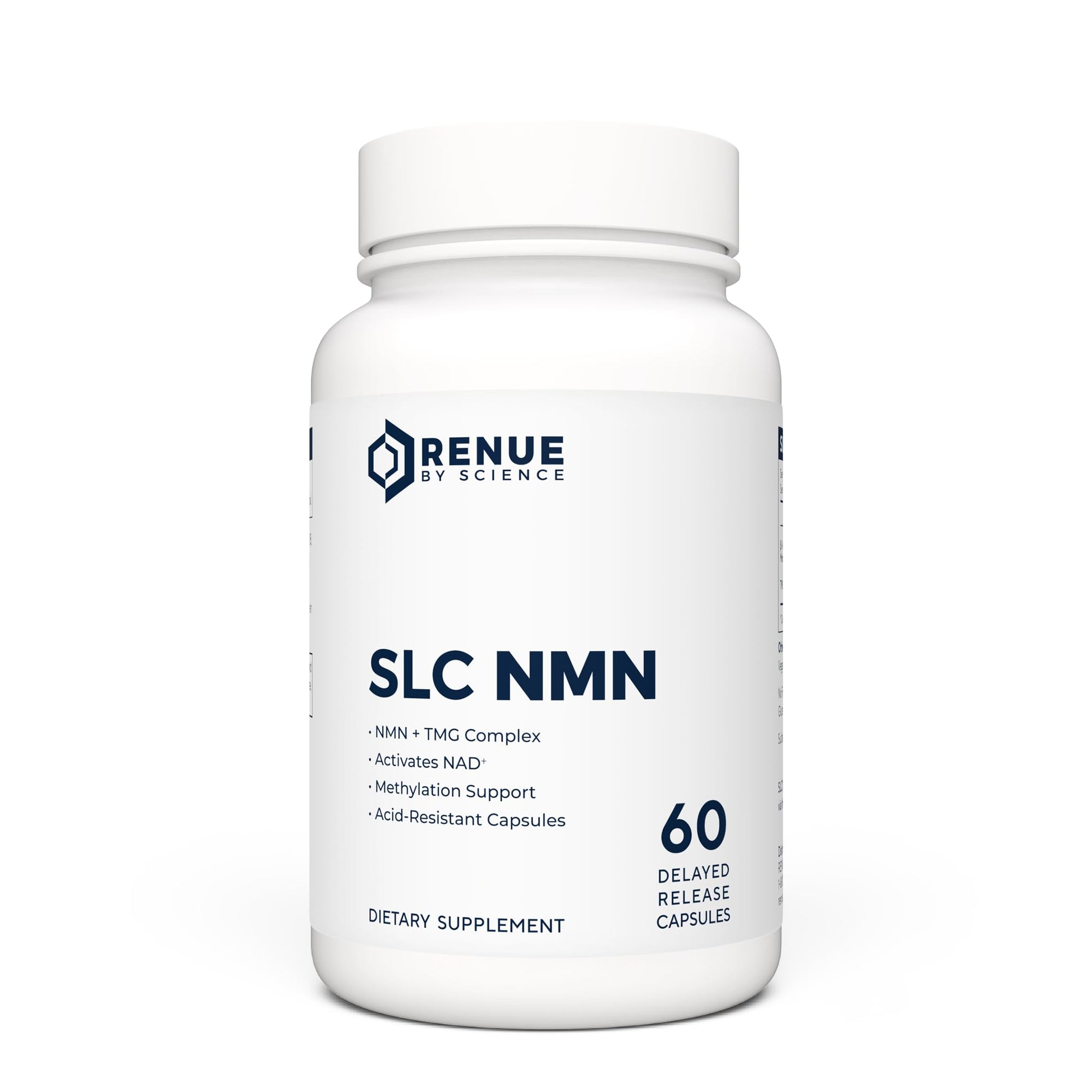Renue By Science NMN Supplement | 60 SLC Enteric Capsules - 250mg Nicotinamide Mononucleotide per Serving | Delayed Release for Increased Absorption | Manufactured in The USA Renue By Science buy supplements canada