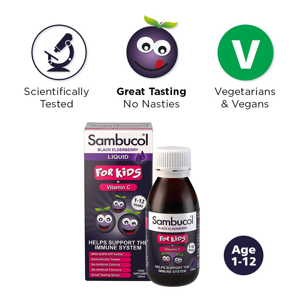 Sambucol Kids 120 ml For Immune Support, Drop Sambucol buy supplements canada