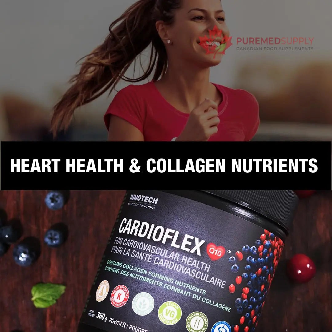 Innotech Nutrition CardioFlex Q10 Heart Health & Energy Support CoQ10 Amino Acids & Electrolytes Orange 360g Innotech Nutrition Solutions buy supplements canada