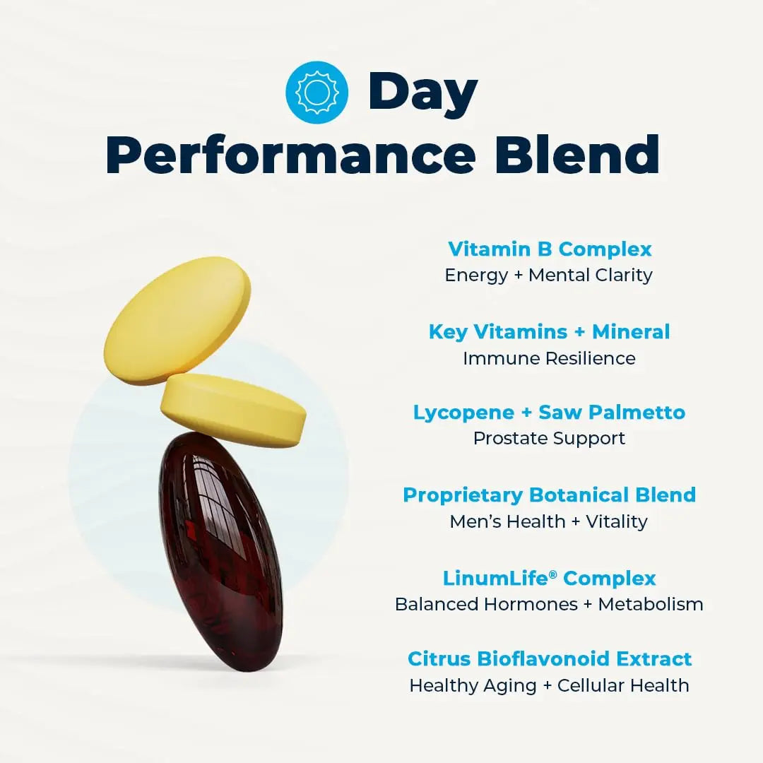 VitaMedica Men’s Multivitamin with Prostate Health Support | Vitamins, Minerals, Omega3s and Saw Palmetto | Box of 30 Easy Daily Packs | VitaMedica buy supplements canada
