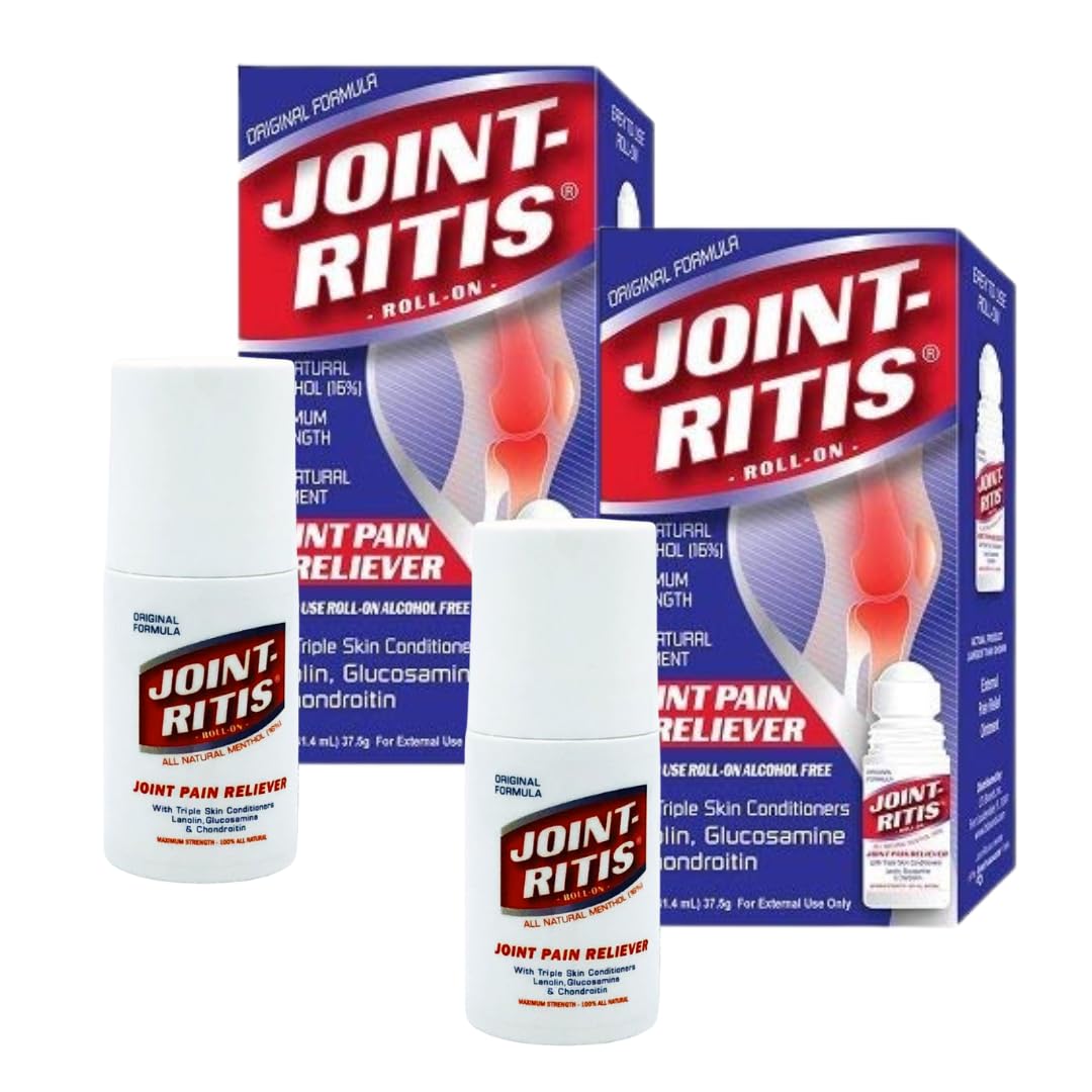 2-Pack | Fast Relief Joint-Ritis | All-Natural | Maximum Relief for Back, Neck, and Joints | As Seen On TV | Easy to Apply, 2 fl oz Roll-On Aus Healthcare buy supplements canada