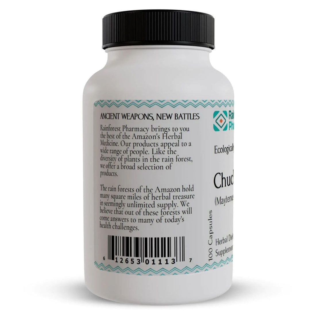 Rainforest Pharmacy Chuchuhuasi Herbal Supplement – 100 Vegetable Capsules, 500mg, Non-GMO, Sustainable, Ecologically Wildcrafted Amazon Rainforest Chuchuhuasi Bark Rainforest Pharmacy buy supplements canada