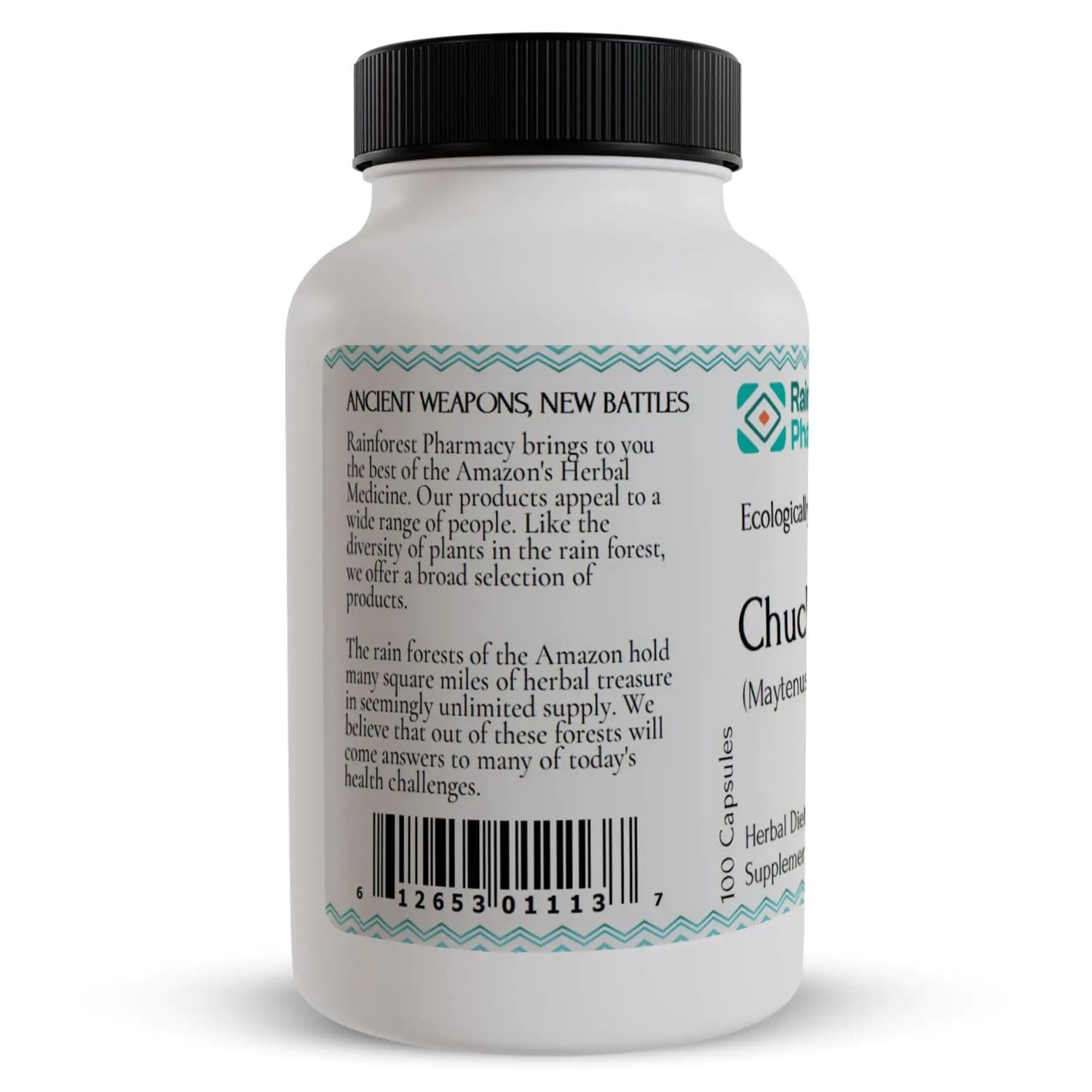 Rainforest Pharmacy Chuchuhuasi Herbal Supplement – 100 Vegetable Capsules, 500mg, Non-GMO, Sustainable, Ecologically Wildcrafted Amazon Rainforest Chuchuhuasi Bark Rainforest Pharmacy buy supplements canada