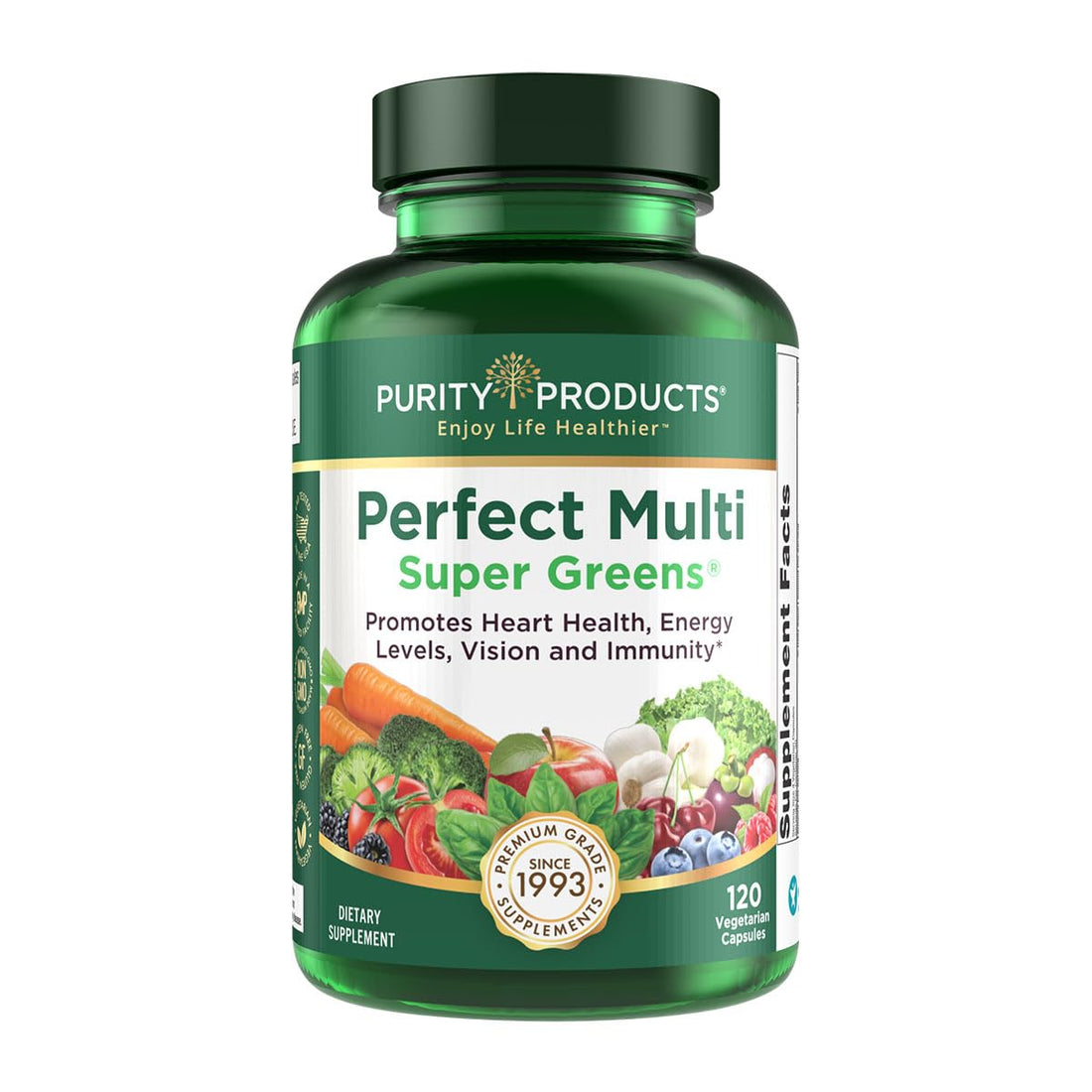 Purity Products Perfect Multi Super Greens Dietary Supplement Health Nutrition, 120 count Purity Products buy supplements canada