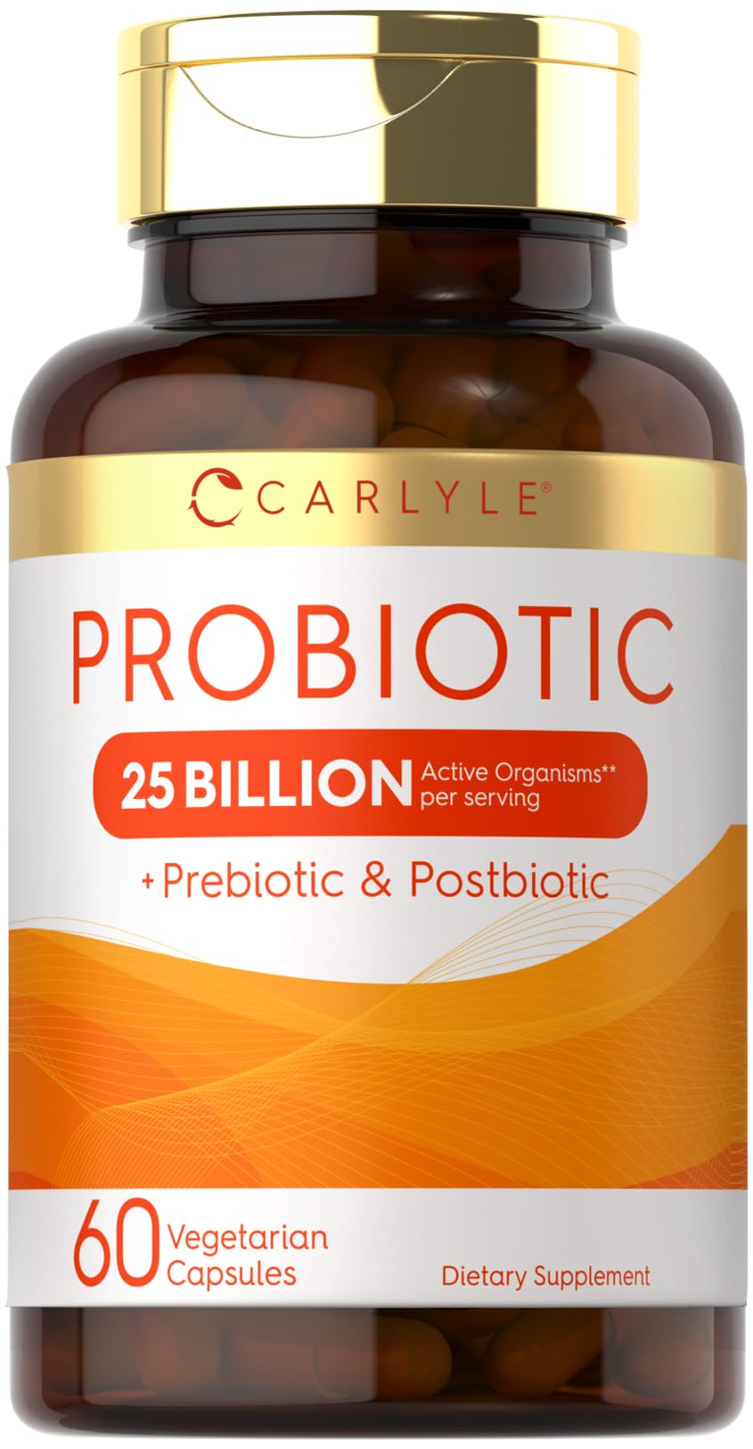 Carlyle Probiotic with Prebiotics & Postbiotics | 25 Billion CFU | 60 Capsules | Supplement for Women & Men | Powder Pills Carlyle buy supplements canada