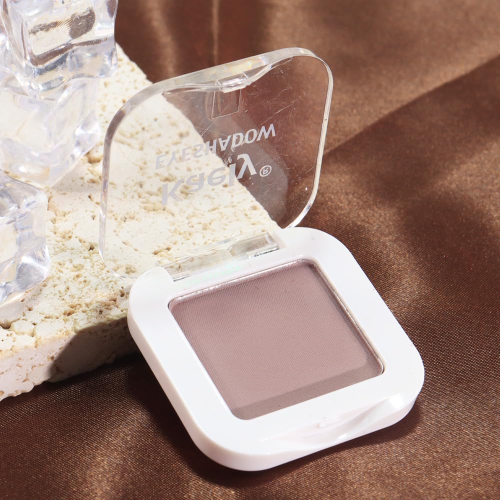 evpct Mauve Taupe Plum Matte Single Eye Shadow Palette Makeup for Older Women, Plum Lavender Purple Natural Cream Eyeshadow Palette for Green Eyes, High Pigment Mini Monochrome Eyeshadow evpct buy supplements canada