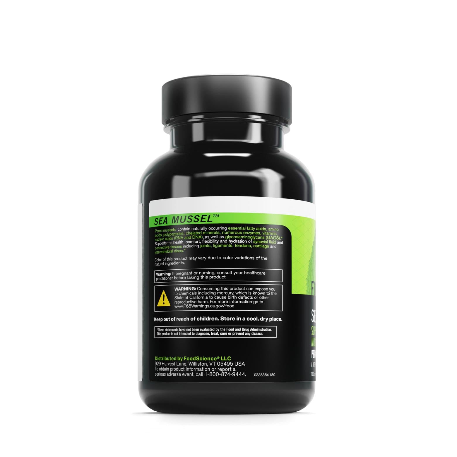 DAVINCI FoodScience of Vermont Sea Mussel, Green-Lipped Mussel Joint Supplement Capsules, 180 Count DAVINCI buy supplements canada