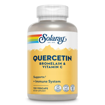 SOLARAY QBC Plex | Quercetin & Bromelain Plus Vitamin C | Year Round Immune Function & Respiratory Health Support | Non-GMO & Vegan | 120 VegCaps SOLARAY buy supplements canada