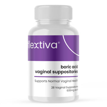 Flextiva Boric Acid Vaginal Suppositories - Boric Acid Pills for Women - Vaginal Health pH Balance for Women Flextiva buy supplements canada