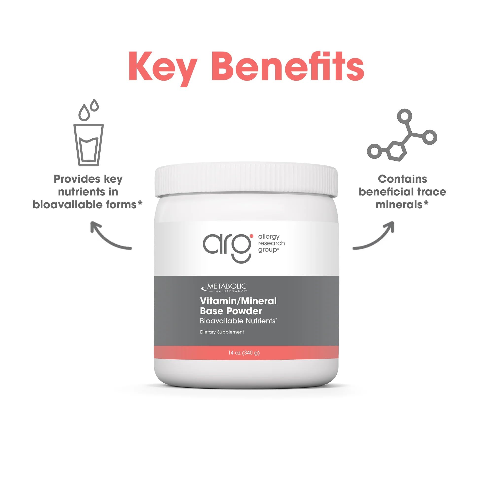 Metabolic Maintenance Vitamin Mineral Base Powder - Iron Free Multivitamin with Active B Vitamins + Chelated Minerals (340 Grams, 60 Servings) Metabolic Maintenance buy supplements canada