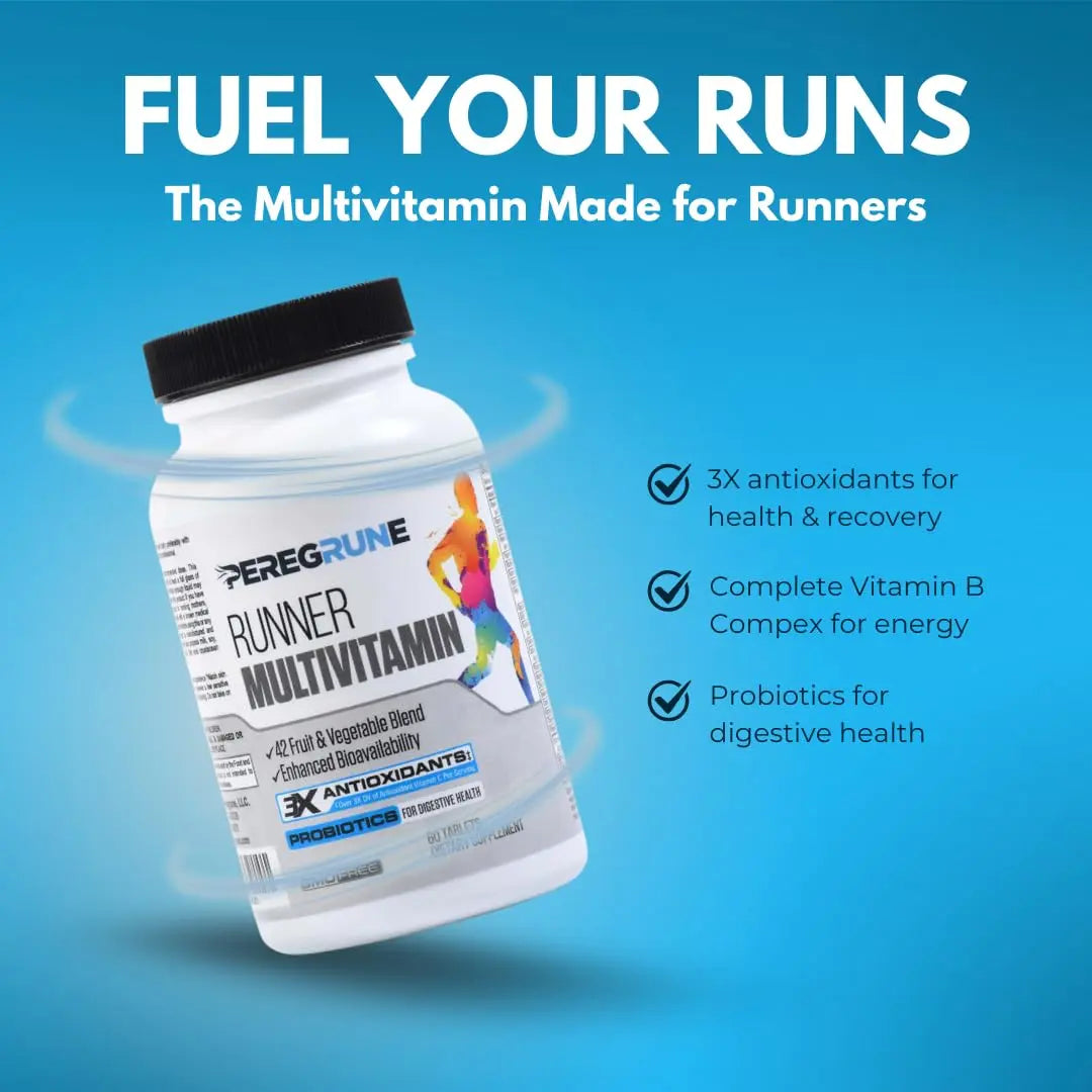 PEREGRUNE Runner Multivitamin & Joint Support Supplement | Antioxidants, Complete B-Complex & Probiotics to Support Energy PEREGRUNE buy supplements canada