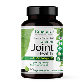 EMERALD LABS Joint Health - Biocell II Collagen, OptiMSM, Glucosamine, Meriva Turmeric Curcuminoids & More - Joint Health, Mobility & Flexibility Support* - 90 Vegetable Capsules (30-Day Supply) EMERALD LABS buy supplements canada